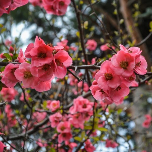 Japanese Quince (Coral Red) in 1 Gallon Pot